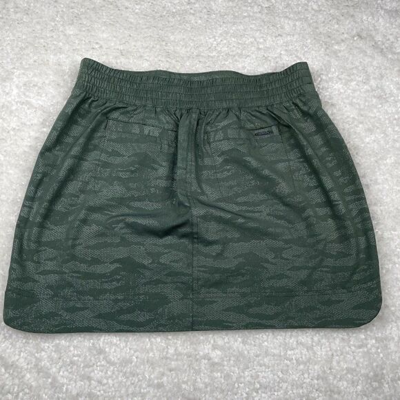 Orvis Green Camo Embossed Print Active Performance Skort Womens Small - Picture 3 of 9
